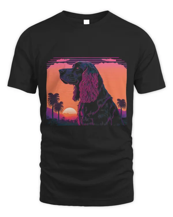Retro Aesthetic Gordon Setter Dog 26