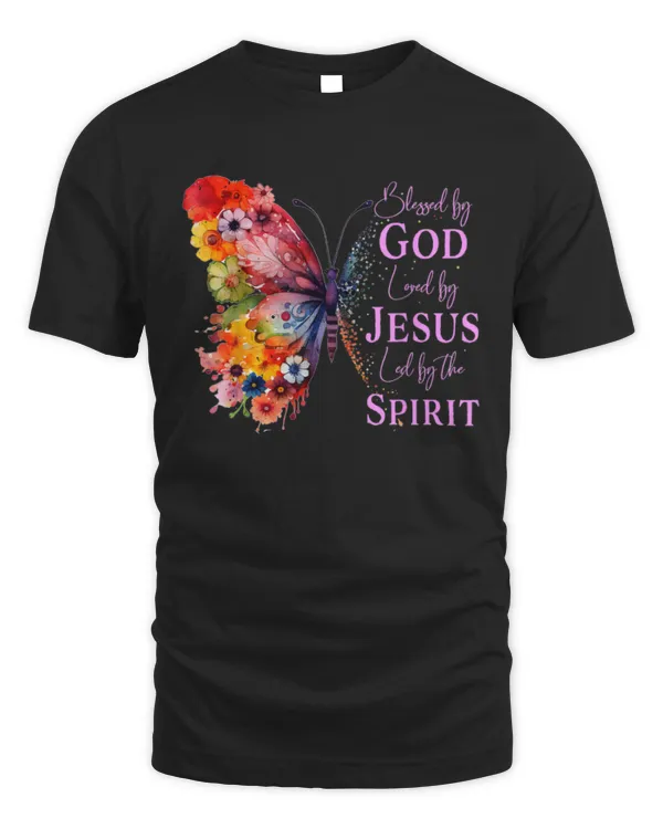 Blessed by GOD, saved by Jesus butterfly