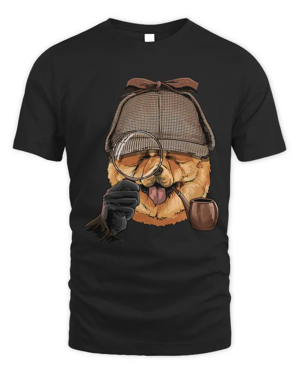 Detective Chow Chow Doggo Spy Investigator Puppy Dog Lover