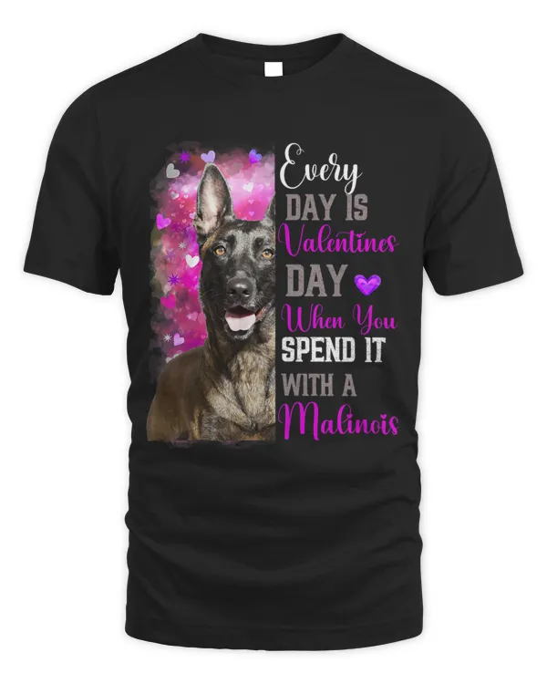 Womens Belgium Malinois Mom Funny Valentines Day Dog Lovers