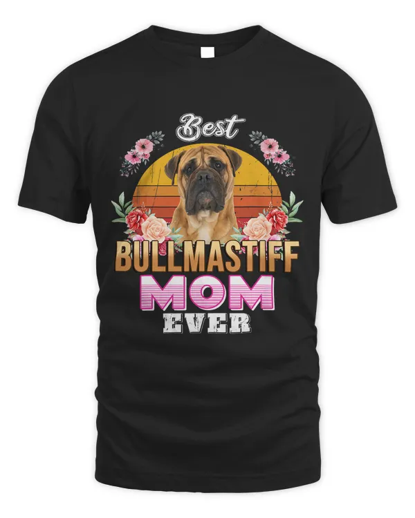 Vintage Best Bullmastiff Mom Ever Mothers Day For Dog Mom