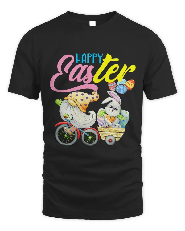 Easter Bunny Spring Gnome Easter Egg Hunting And Basket