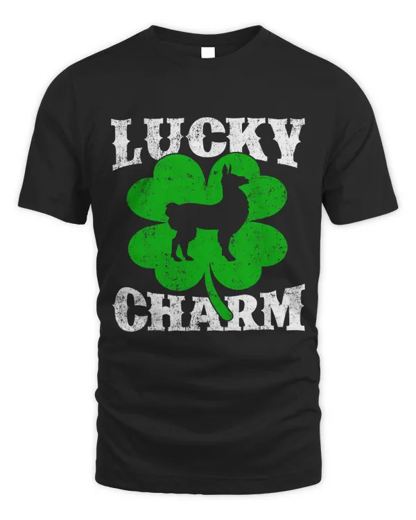 Funny Shamrock Leaf Lucky Charm Llama St Patricks Day