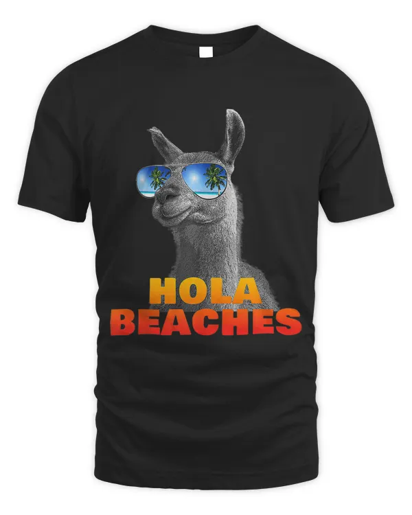 Hola Beaches Holiday Beach Holiday Funny Llama