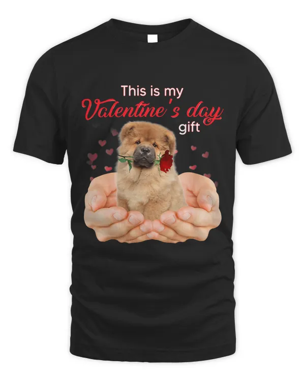 Cute Chow Chow This Is My Valentines Day Pajama