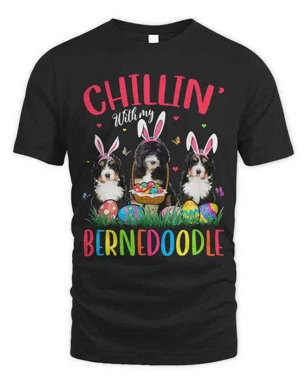 Chillin With My Bernedoodle Easter Eggs Happy Easter