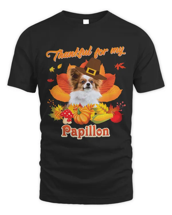 Thankful For My Papillon Dog Thanksgiving Im Pumpkin Fall 205