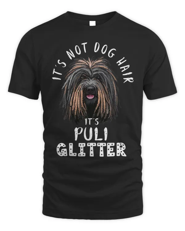 Its Not Dog Hair Its Puli Glitter Fun Dog Quote 164