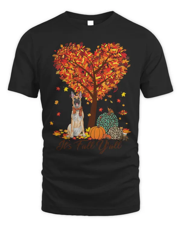 Its Fall YAll Funny Belgian Malinois Autumn Dog Lover118