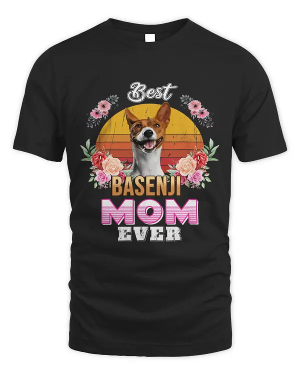 Vintage Best Basenji Mom Ever Mothers Day For Dog Mom