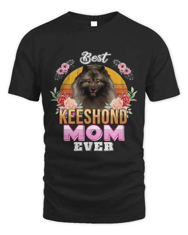 Vintage Best Keeshond Mom Ever Mothers Day For Dog Mom