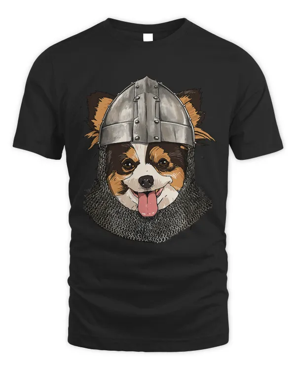 Medieval Papillon Knight Warrior Dog Lover 9