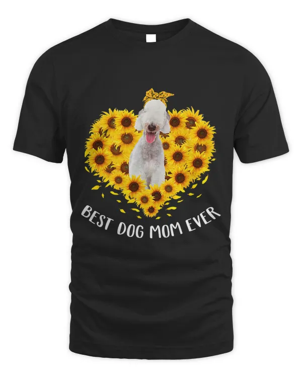 Bedlington Terrier Mom Sunflower Dog Mom Women