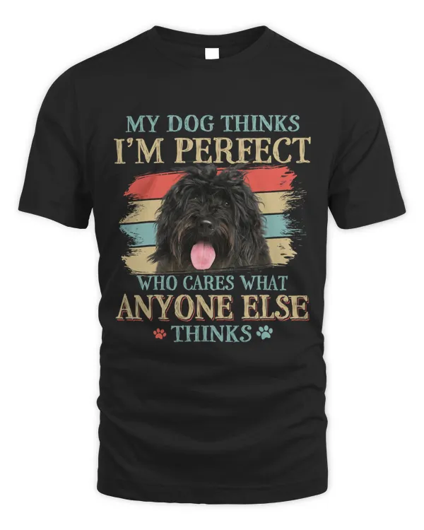 My Dog Thinks Im Perfect Portuguese Water Dog Retro Style