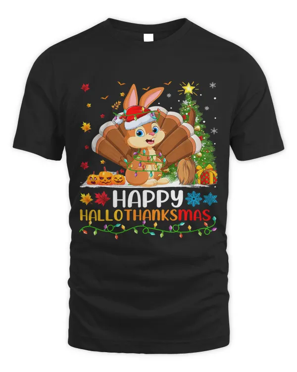 Bunny Animal Lover Funny Happy Bunny HelloThanksMas