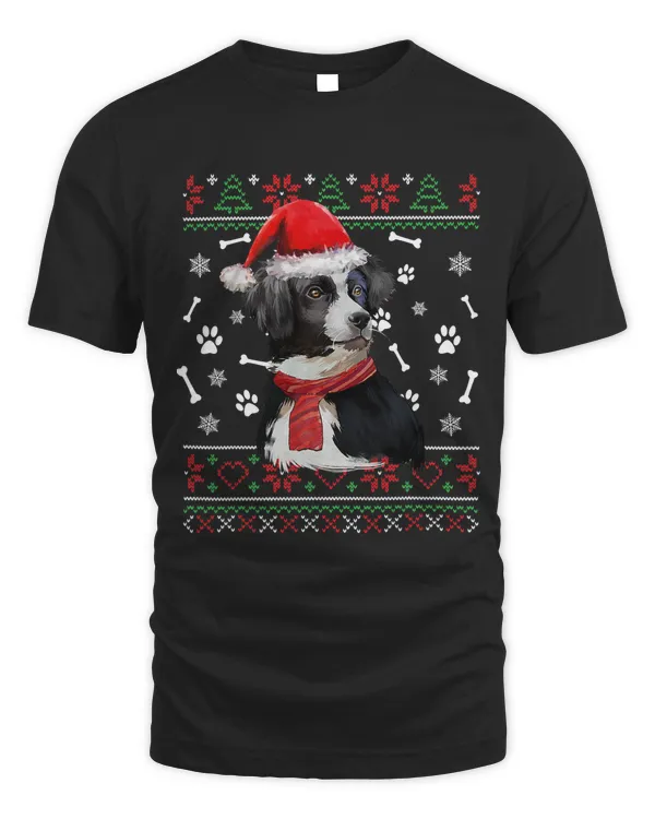 Ugly Sweater Christmas Aussie Dog Santa Hat Pajama Xmas 201