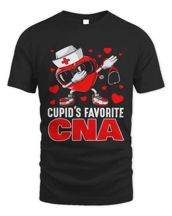 Cupids Favorite CNA Dabbing Nursing Heart Nurse Valentine