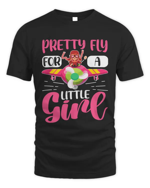 Cute Airplane Pretty Fly For A Little Girl