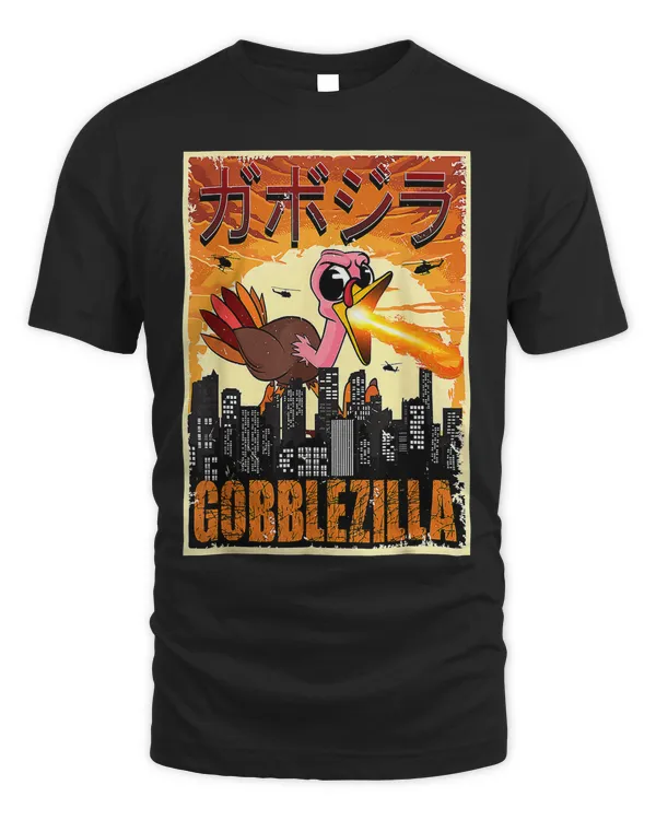 Gobblezilla Turkey Thanksgiving Japanese Aesthetic 184