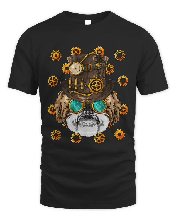 Steampunk Shih Tzu Medieval Victorian Steam Powered Dog