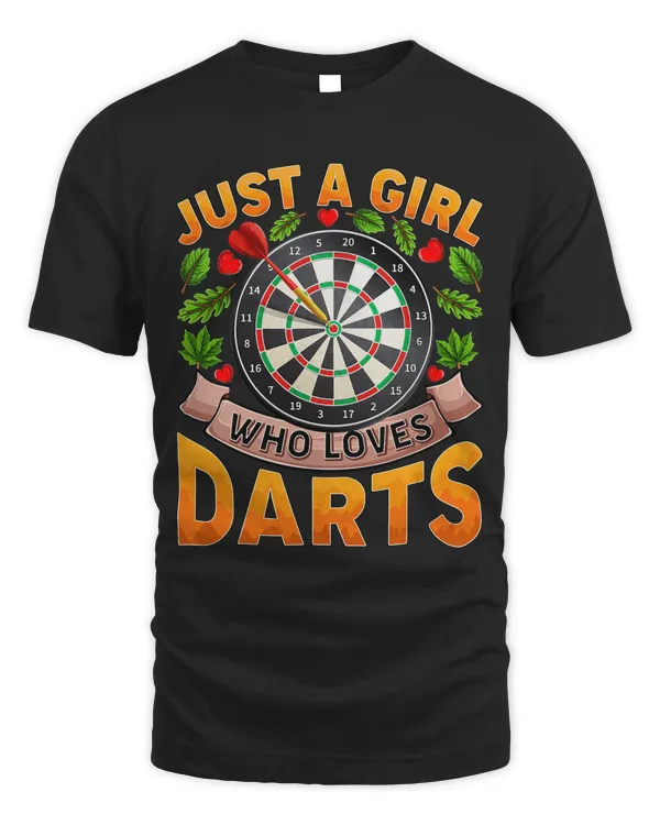 Funny Dart Sports Lover Just A Girl Who Loves Darts