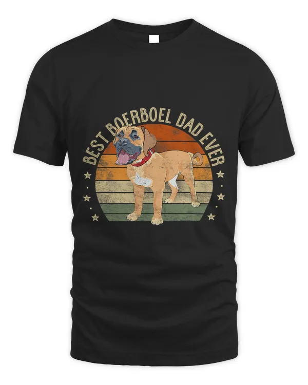 Mens Best Boerboel Dad Ever Retro Sunset Boerboel Gifts Dog Daddy 417