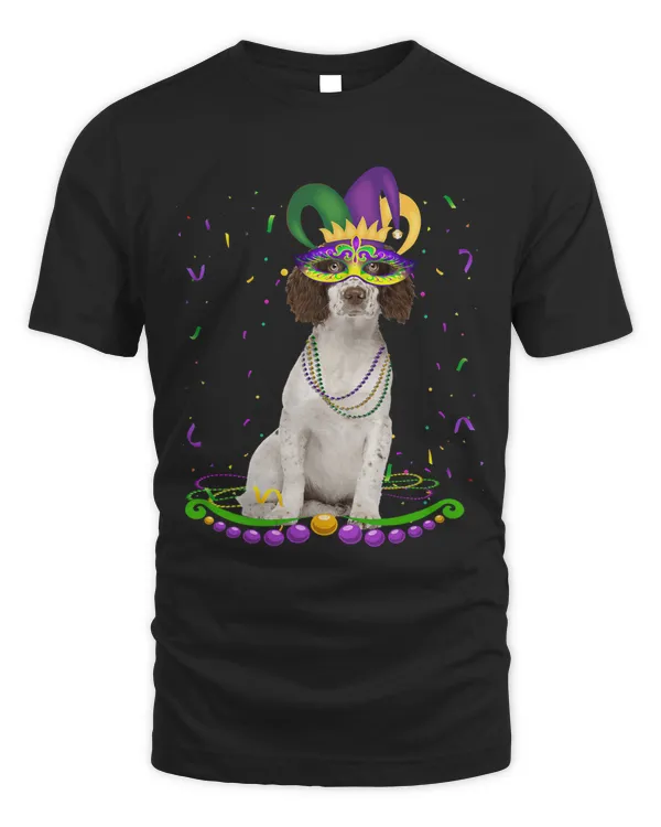 Cavalier King Wearing Carnival Mask Mardi Gras Dogs Lover