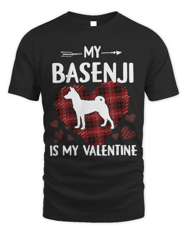 My Basenji Is My Valentine Valentines Day Dog Lover 103