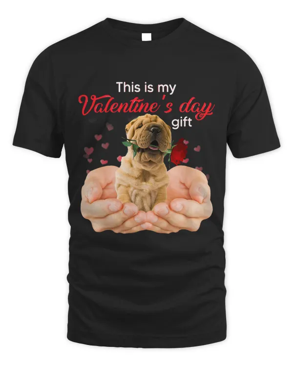 Cute Shar Pei This Is My Valentines Day Pajama