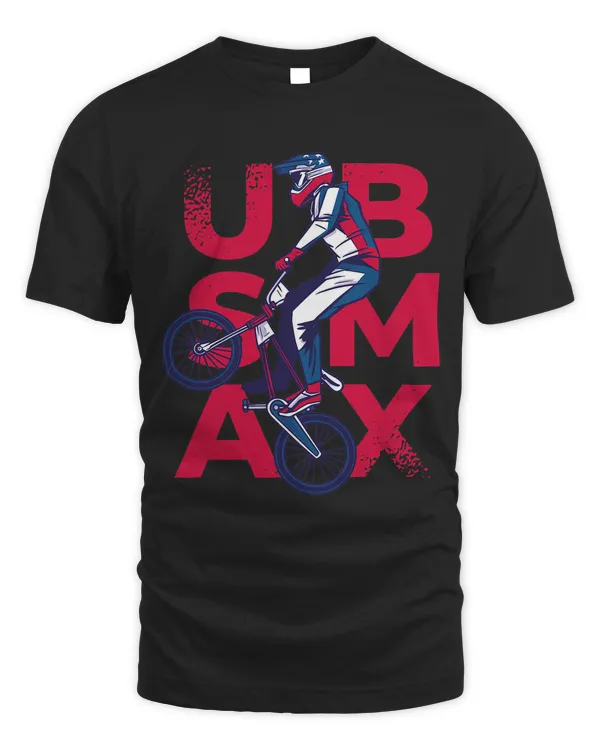 American USA BMX Racing Extreme Sports Riding Cool Bike Ride