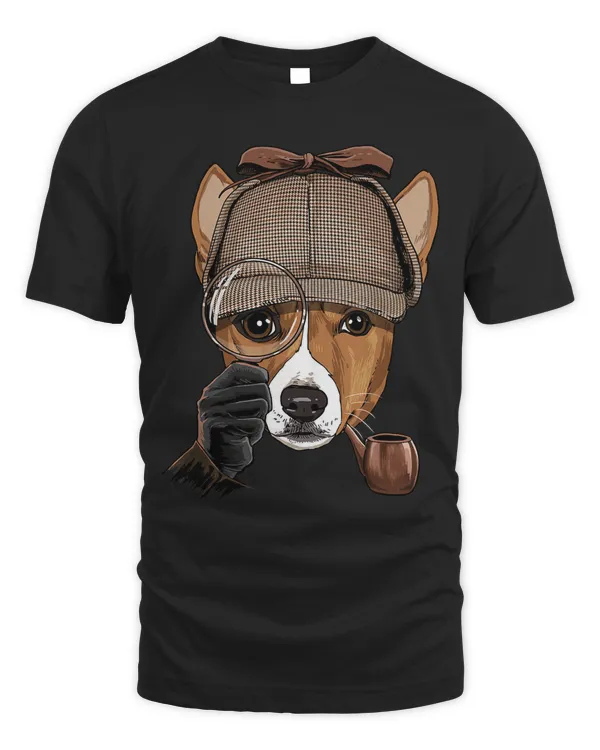 Basenji Detective Basenji Dog Lover 106