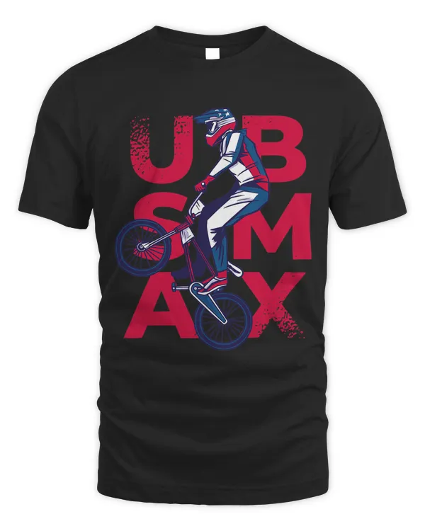 American USA BMX Racing Extreme Sports Riding Cool Bike Ride