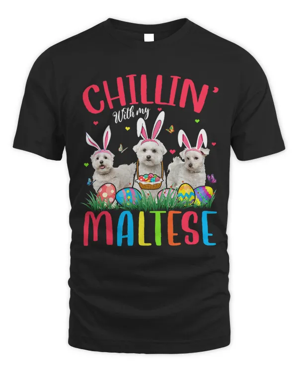 Chillin With My Maltese Easter Eggs Happy Easter