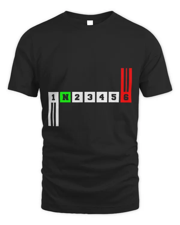 1N23456 1 Down 6 Up Motorcycle Shift Pattern 3