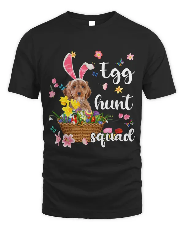Cockapoo Happy Easter Day Easter Colorful Egg Hunt