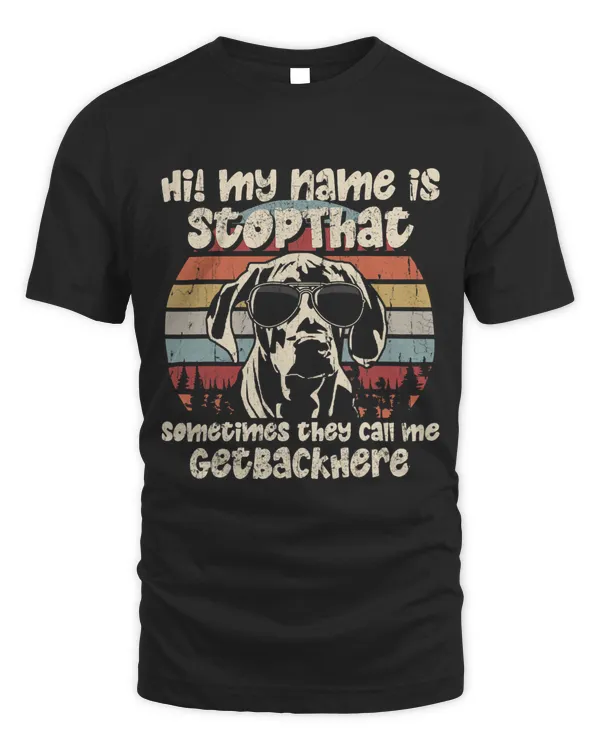 Rhodesian Ridgeback My Name Is StopThat Dog Lover Funny