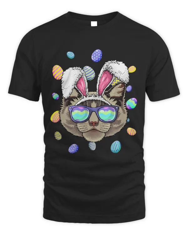 Ragdoll Easter Bunny Ears Cat Funny Easter Eggs Hunting