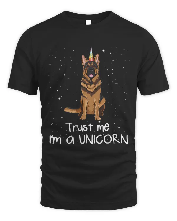 German Shepherd Dog Je Suis Un Chien Unicorn [French Language]