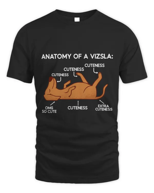 Cute Anatomy Dog Hungarian Short Haired Magyar Vizsla