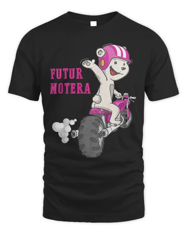 Kids Futur Motorcycle Girls Version in Fuchsia Motard Motorcycle Rider
