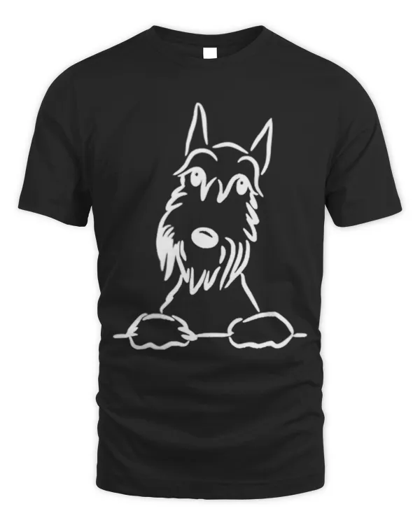 Cute Hello Schnauzer Dog Lover Gift Schnauzer Dog Owner