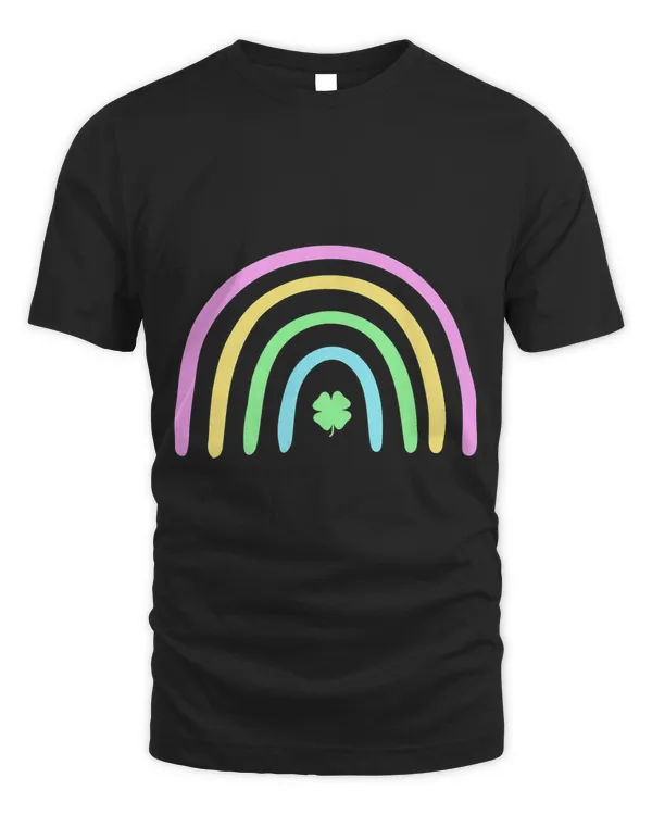Green Four Leaf Clover Rainbow St Patricks Day