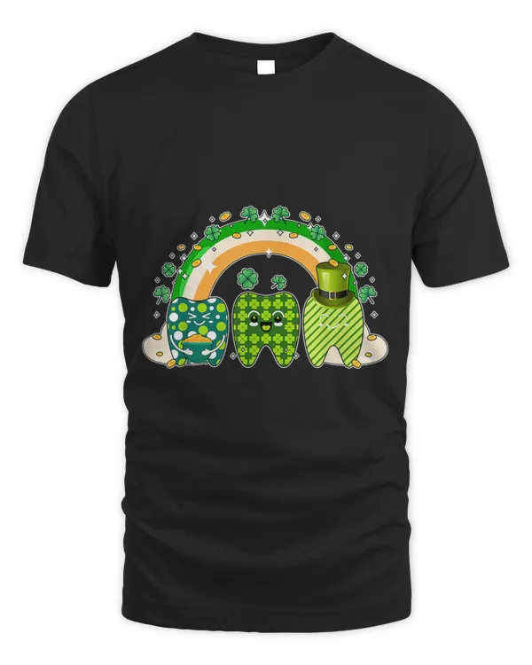 Dentist St Patrick Love Tooth Hat Rainbow Irish Shamrock