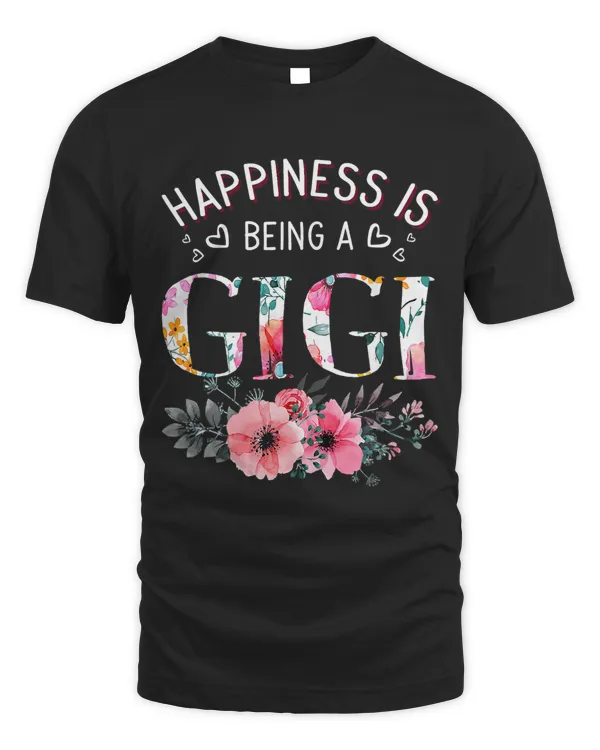 Funny Gigi Mothers Day Gifts Happiness is being a Gigi
