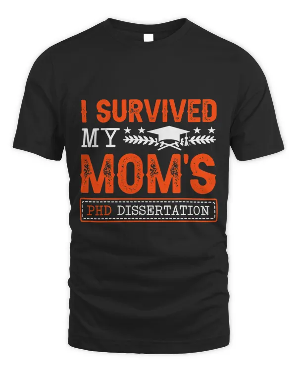I Survived My Moms PHD Dissertation Graduation Vizsla