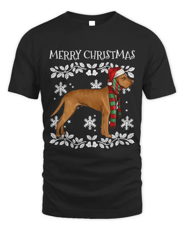 Merry Christmas Ornament Wirehaired Vizsla Xmas Santa 3