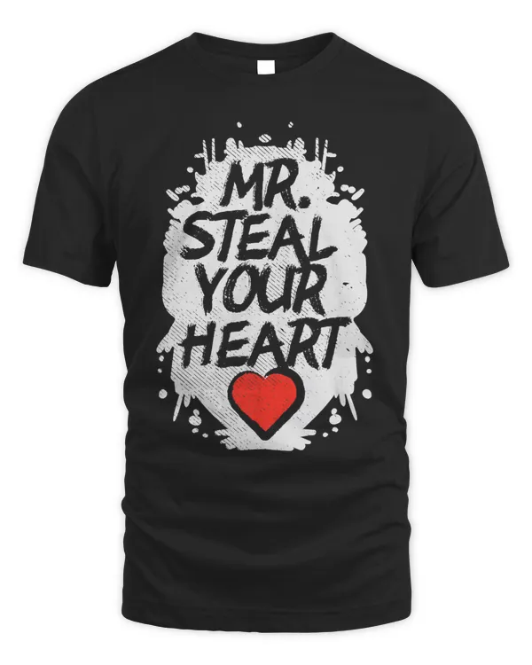 Mr Steal Your Heart Cute Happy Valentines Day Boys Men