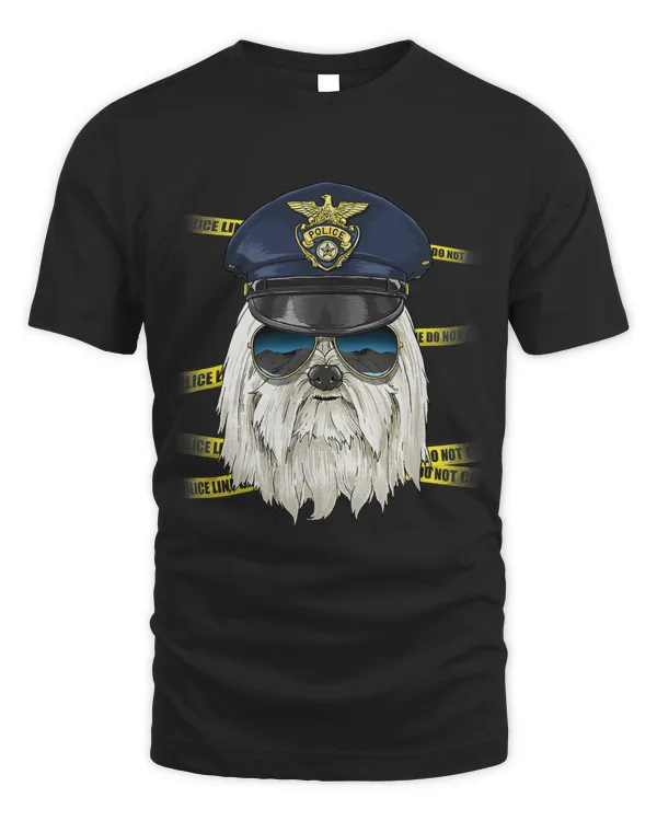 Maltese Police Maltese K9 Dog Lover 38