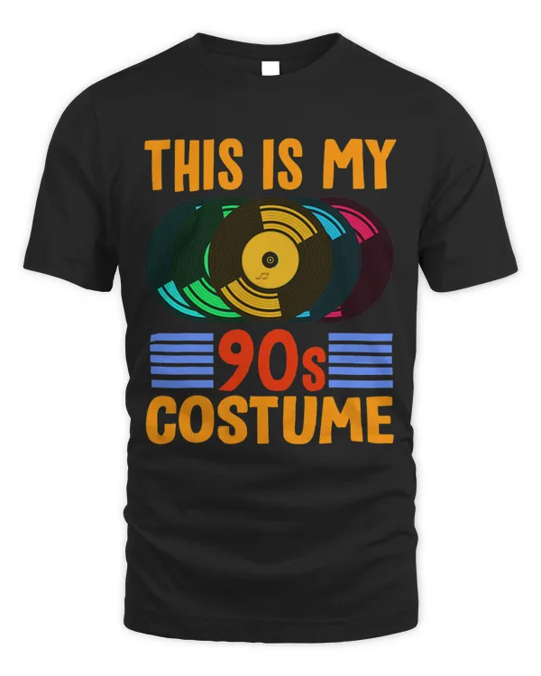 This Is My 90s Costume Vinyl 90s Music Theme Party Nineties
