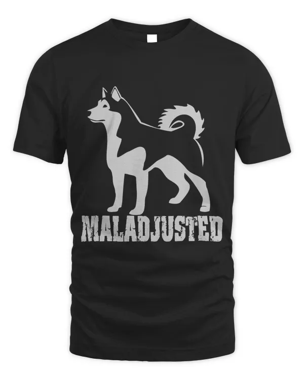 Maladjusted Alaskan Malamute Dog